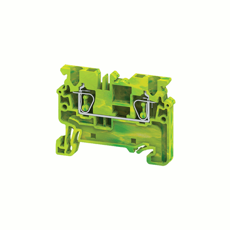 Клемма заземляющая пружинная OptiClip CXG-2,5-PE-(0,2-2,5) | 289759 | КЭАЗ — КЭАЗ (Курский электроаппаратный завод)