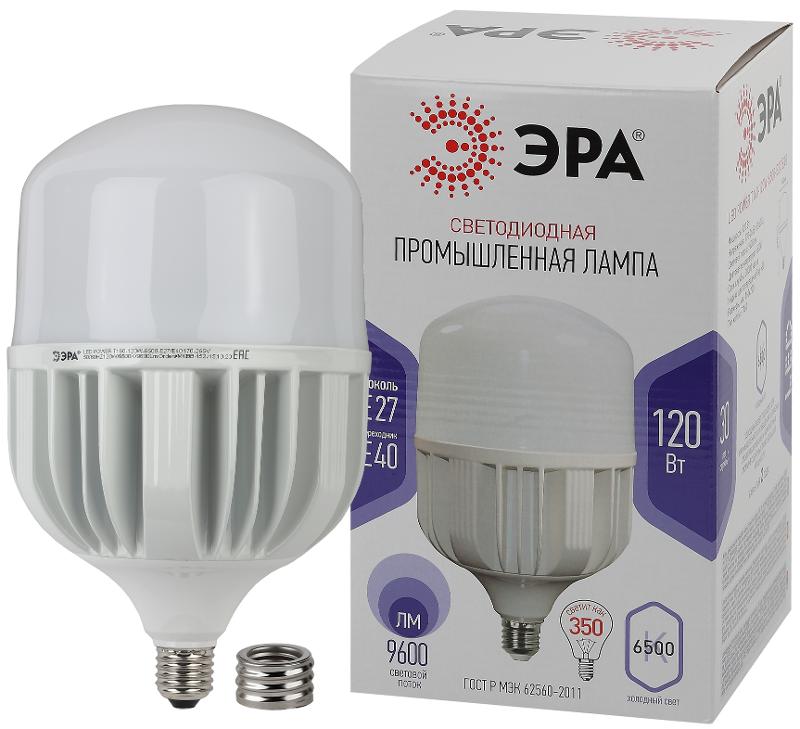 Лампа светодиодная промышленная LED POWER T160-120W-6500-E27/E40 (диод, колокол, 120Вт, холодн, E27/E40) (6/144) | Б0049104 | ЭРА — миниатюра 1