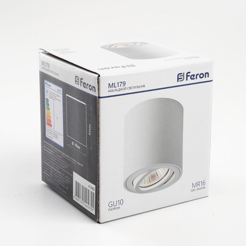 Светильник накладной акцентный ML179 MR16 35W, 220V, GU10, белый | 41469 | Feron — миниатюра 6