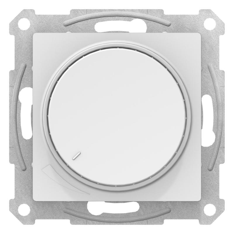 AtlasDesign Лотос Светорегулятор (диммер) поворотно-нажимной, LED, RC, 400Вт, механизм | ATN001323 | SE — миниатюра 3