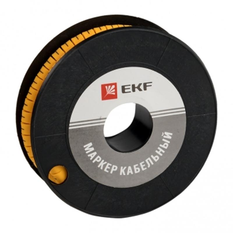Маркер кабельный 4,0 мм2 "L" (500 шт.) (ЕС-2) PROxima | plc-KM-4-L | EKF — EKF