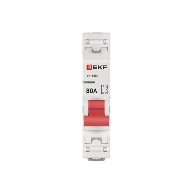 Выключатель нагрузки ВН-125N 1Р 80А PROXIMA EKF | S1251080 | EKF — миниатюра 4