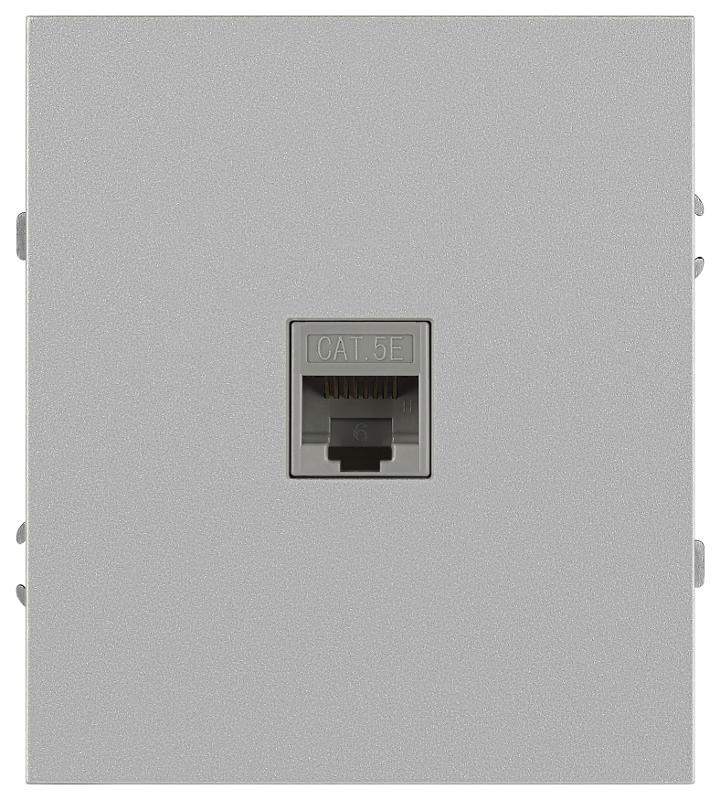 Розетка Arktik 16-3107-03 информационная RJ45 алюминий | Б0070476 | ЭРА — ЭРА (Энергия света)
