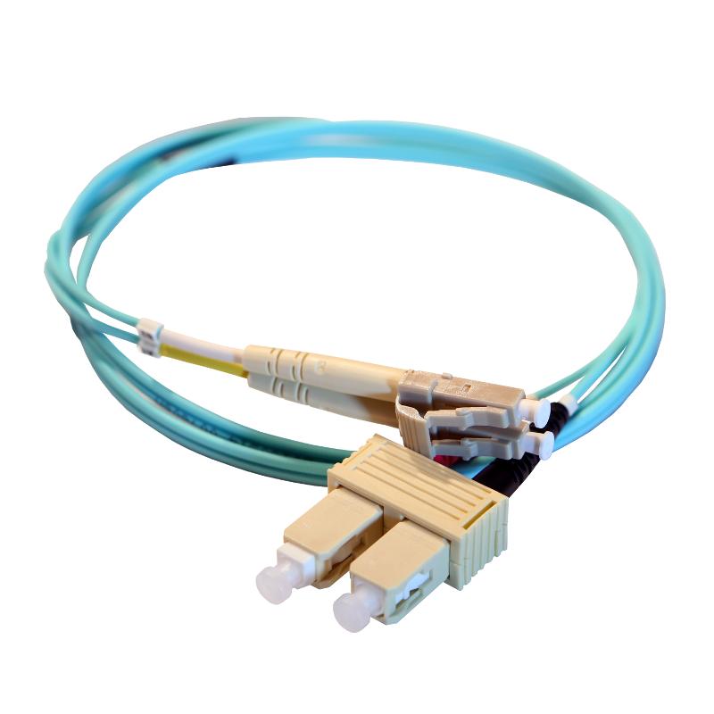 Оптоволоконный шнур OM 3 - многомодовый - 10 Giga - SC/LC - длина 3 м | 032614 | Legrand — Legrand