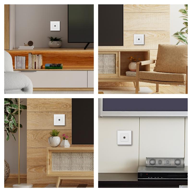 Розетка Elegance 14-3101-01М TV одиночная, белый матовый — миниатюра 5