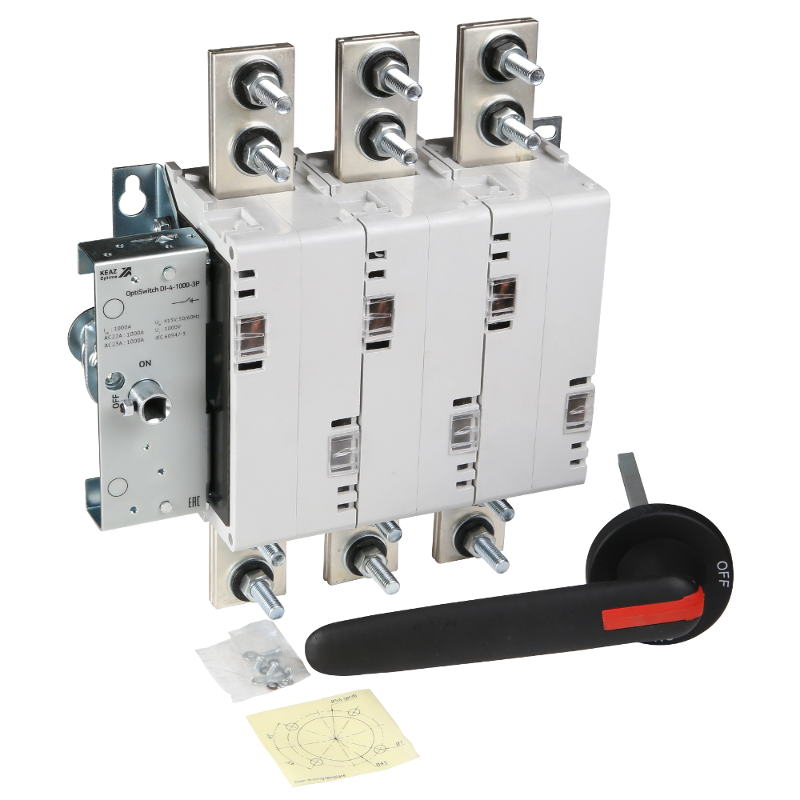 Выключатель нагрузки OptiSwitch DI-4-1000-3P| 274892 | КЭАЗ — КЭАЗ (Курский электроаппаратный завод)