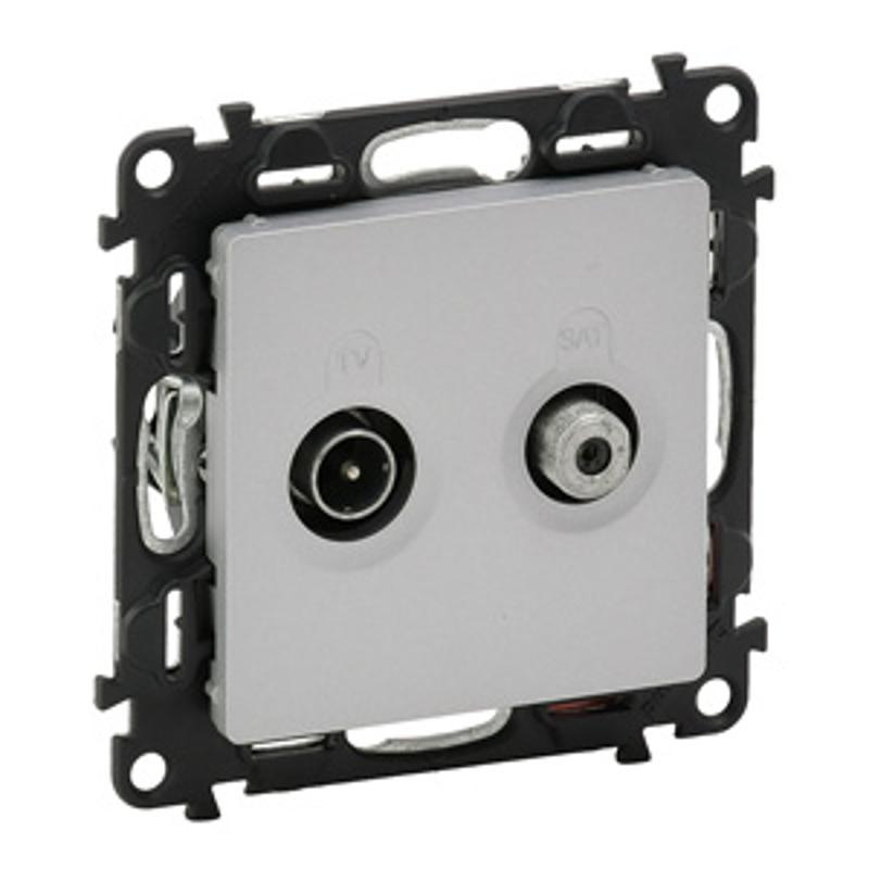 Valena LIFE DIY Алюминий Розетка TV-SAT "звезда" 5-862МГц/950-2400 МГц. — миниатюра 2