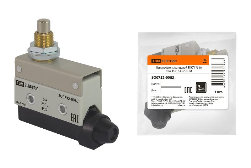 Выключатель концевой ВККП-7310 10А 1з+1р IP65 | SQ0732-0083 | TDM — TDM ELECTRIC