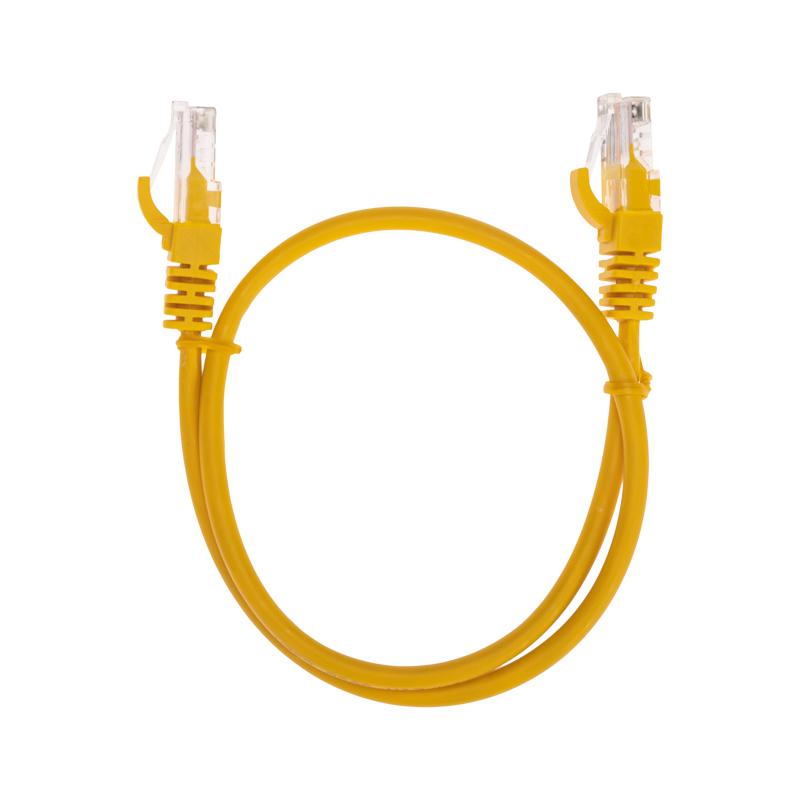 Патч-корд U/UTP, CAT 5e, RJ45-RJ45, 26AWG, LSZH, желтый, 0,5м REXANT | 02-0105-05 | REXANT — REXANT