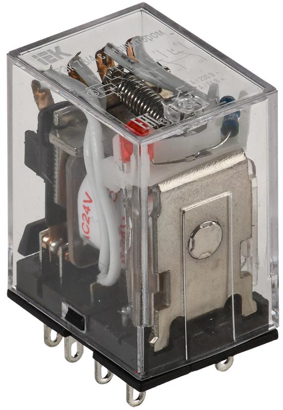 Реле РЭК78/4(MY4) с индикацией 3А  24В АC  | RRP20-4-03-024A-LED | IEK — IEK (ИЭК)