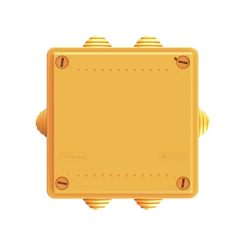 Коробка распределительная пластиковая FS огн., IP56,100х100х50мм, 5р, 450V,20A,10мм.кв с кабельными вводами и клеммниками | FSB11510 | DKC — миниатюра 5