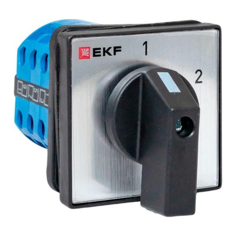 Переключатель кулачковый ПК-1-53 10А 3P «1-2» IP65 | pk-1-53-10-65 | EKF — EKF
