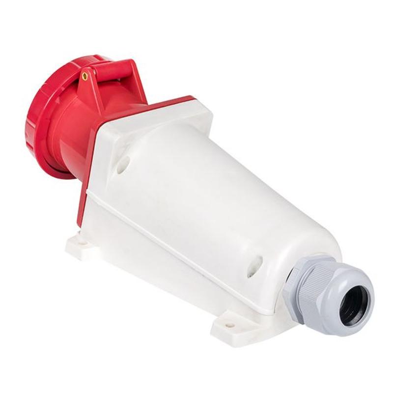 Розетка стационарная наружная 145 3Р+РЕ+N 125А 380В IP67 EKF PROxima | ps-145-125-380 | EKF — миниатюра 15