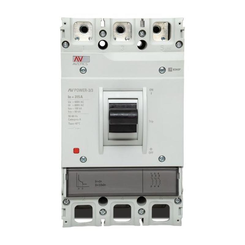Выключатель автоматический AV POWER-3/3 315А 100kA TR AVERES | mccb-33-315H-TR-av | EKF — миниатюра 14