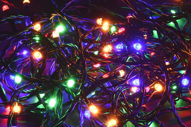 Гирлянда светодиодная нить 5м 50RGB IP20 зеленый шнур 230В контр. 8 режимов | LGDB110-3-050-05-G-S-20 | IEK — IEK (ИЭК)