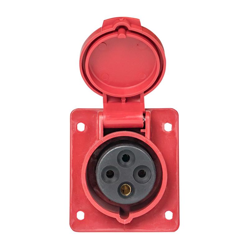 Розетка стационарная внутренняя 414 3Р+РЕ 16А 380В IP44 EKF PROxima | ps-414-16-380 | EKF — миниатюра 4