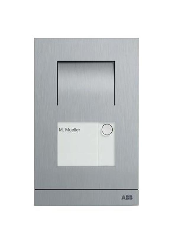 Станция вызова, аудио, одноклавишная, сталь | M21011P1-S | ABB — ABB