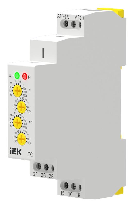Реле циклическое TC реверс. 2 конт. 12-240В AC/DC AC | CTR-450-TC-2-1HD-U240-C00 | IEK — миниатюра 3