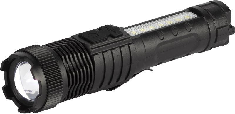 Светодиодный фонарь  UA-401 универсальный аккумуляторный 3 Вт LED + 3 Вт COB оптический Zoom 3 режима магнит type C | Б0069803 | ЭРА — миниатюра 3