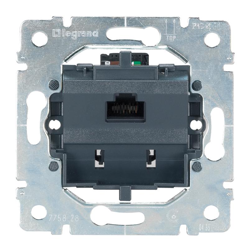 PRO21 Розетка ТЛФ 1-ая RJ 11 4 контакта | 775938 | Legrand — Legrand