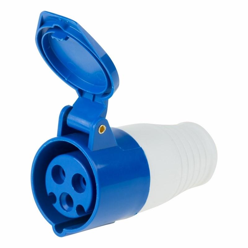 Розетка 213 переносная 2Р+РЕ 16А 220В IP44 | 11-8918 | REXANT — REXANT
