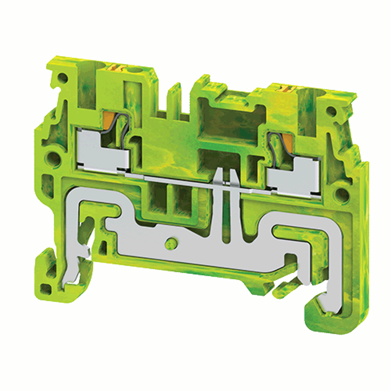 Клемма заземляющая push-in OptiClip CPG-2,5-PE-I-(0,2-2,5)-PEN | 331854 | КЭАЗ — КЭАЗ (Курский электроаппаратный завод)