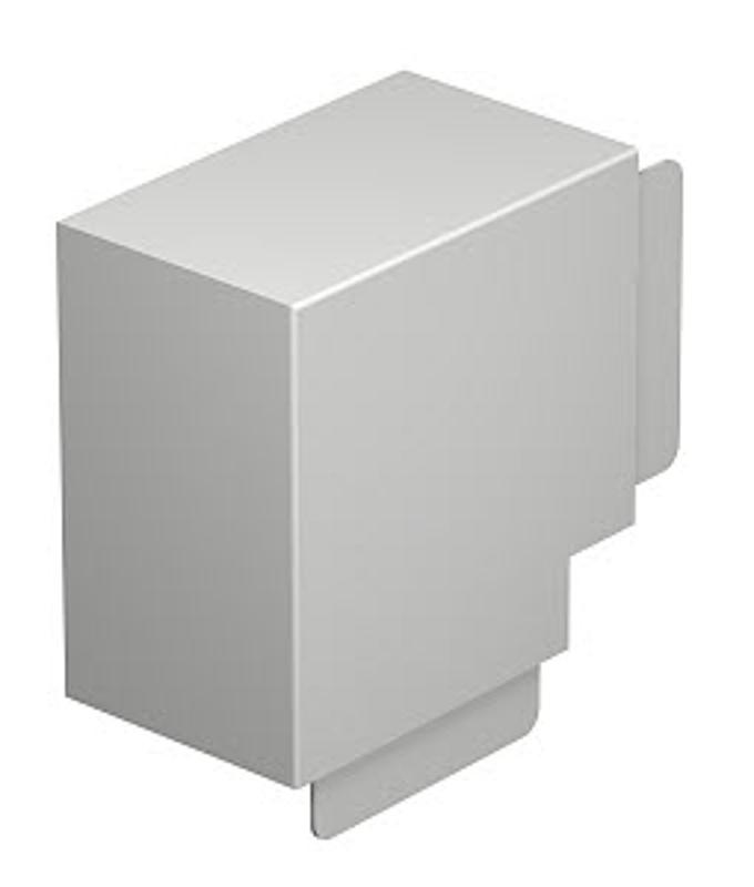 Крышка плоского угла кабельного канала WDK 100x130 мм (ПВХ,светло-серый) (WDK HF100130LGR) | 6183557 | OBO Bettermann — миниатюра 2