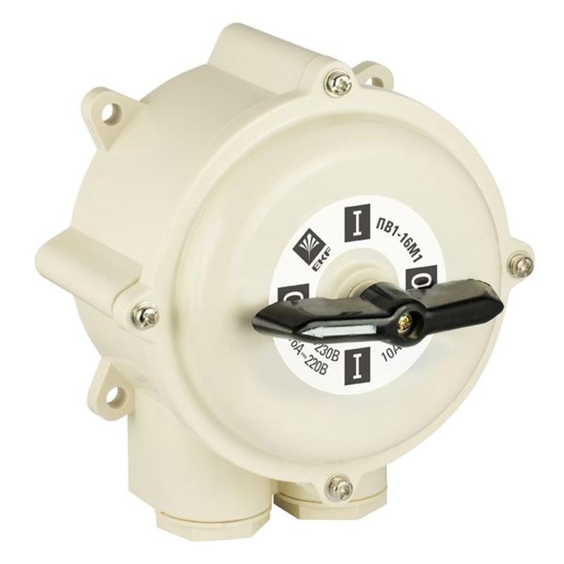 Пакетный  переключатель ПП 4-16/Н2 М2 пл. IP56 EKF PROxima | pp-4-16-4 | EKF — миниатюра 5