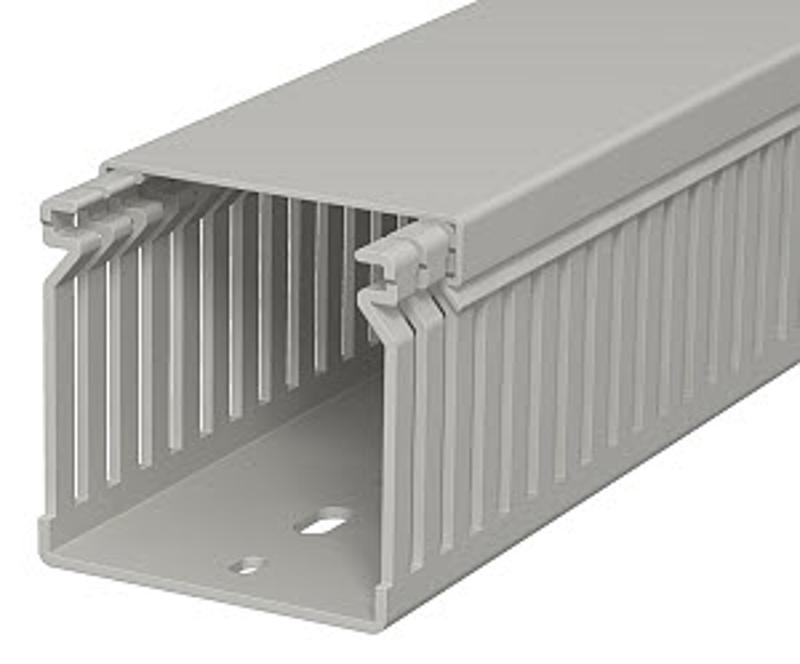 Распределительный кабельный канал LK4 60x60x2000 мм (ПВХ,серый) (LK4 60060) | 6178033 | OBO Bettermann — миниатюра 2