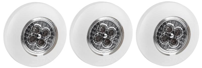Светильник пушлайт (подсветка) SB-502  "Аврора" [4xLED, 3xAAA, белый, 3шт в кор] (20/120/480) | Б0029182 | ЭРА  — ЭРА (Энергия света)