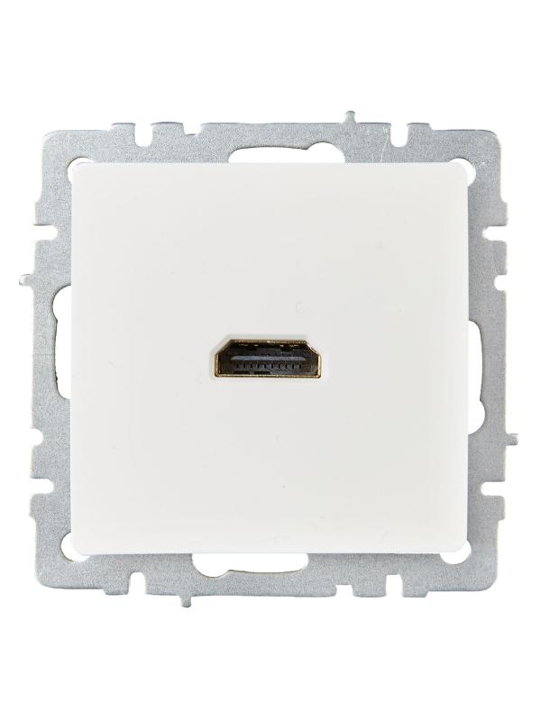 BRITE Розетка HDMI РHDMI-0-БрБ белый  | BR-H10-K01 | IEK — миниатюра 2