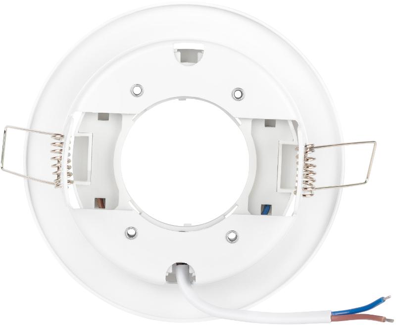 Светильник встраиваемый точечный под лампу GX53 KL 77 AL/WH /1 Gx53,220V, 13W, серебро/белый (50/1000) | Б0048963 | ЭРА — миниатюра 3