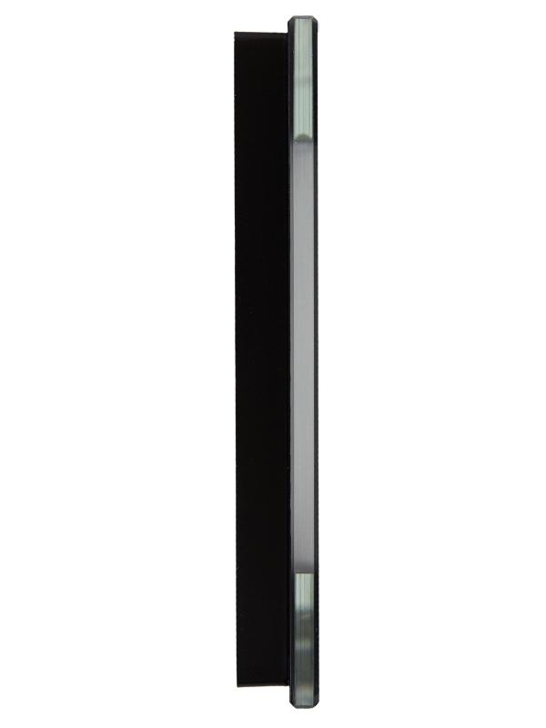 BRITE Рамка 4-ая РУ-4-2-Бр стекло черный матовый | BR-M42-G-31-K02 | IEK — миниатюра 4