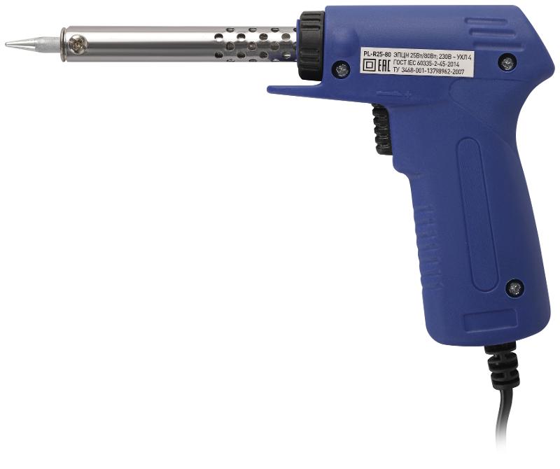 Паяльник ЭРА PL-R25-80W ЭРА пистолетного типа, двухрежимный 25Вт/80 Вт 230 В  | Б0063012 | ЭРА — ЭРА (Энергия света)