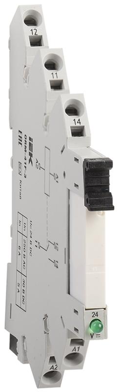 Интерф. реле ORM 3. 1NO+1NC. 24В DC | ORM-41F-3 | IEK — IEK (ИЭК)