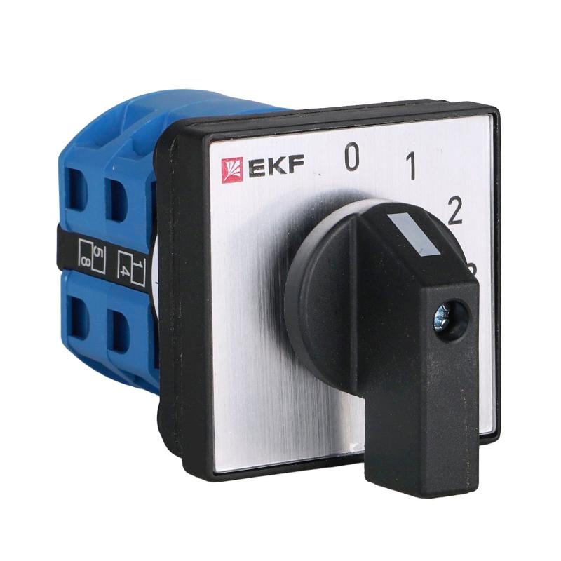 Переключатель кулачковый ПК-1-121 25А 1P «0-1-2-3» IP65 | pk-1-121-25-65 | EKF — EKF