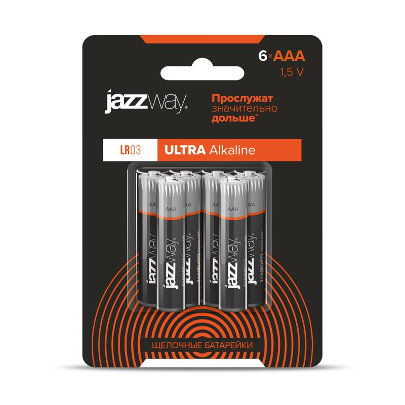 Элементы питания LR03 ULTRA Alkaline BL- 6   ПРОМО ЦЕНА | .5057555 | Jazzway — Jazzway