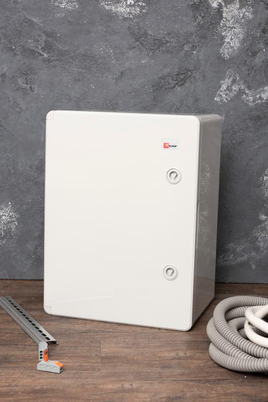 Бокс пластиковый с монтажной платой (ВхШхГ) 400х300х220мм IP65 PROxima | PB65MP004 | EKF — миниатюра 9
