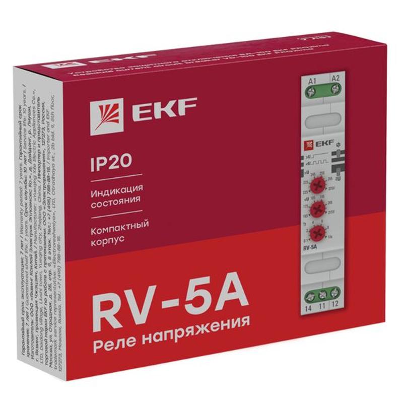 Реле напряжения (паралл. подкл.) RV-5A EKF PROxima | rv-5a | EKF — миниатюра 5