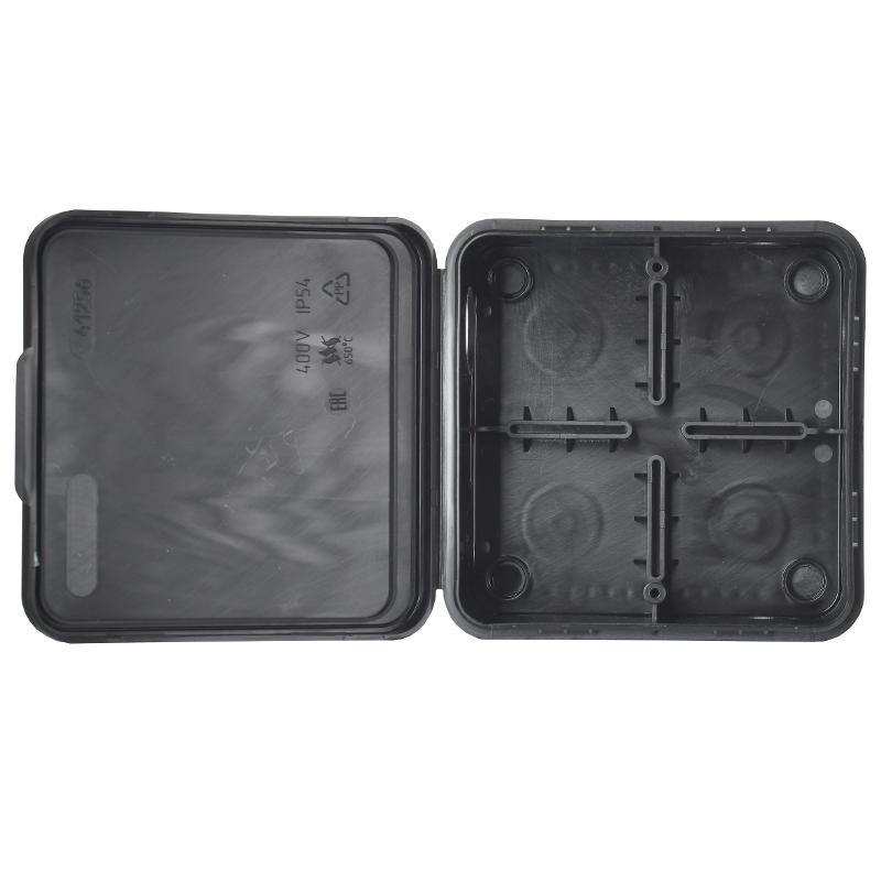 Коробка расп. КМ41256 100х100х50мм о/к IP54 8 вв. черная  | UKO31-100-100-050-K02-54 | IEK — миниатюра 4