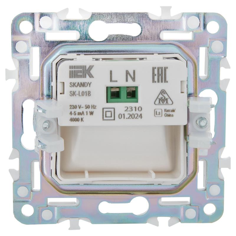 SKANDY Подсветка LED встраиваемая SK-L01B бежевый | SK-FL20-K10 | IEK — миниатюра 3