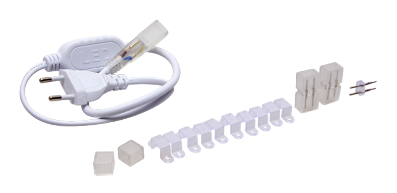 Лента светодиодная LED MVS-2835/60-IP68-220V-  WW - 1m (теплый белый) | 5004269 | Jazzway — миниатюра 3