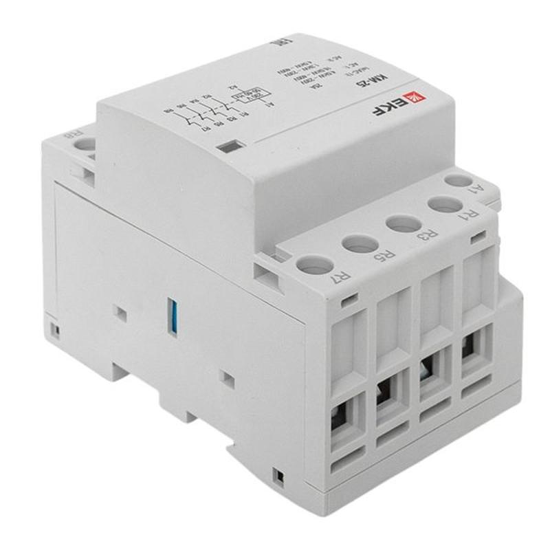 Контактор модульный КМ 25А 4NC (3 мод.) PROxima| km-3-25-04 | EKF — миниатюра 22
