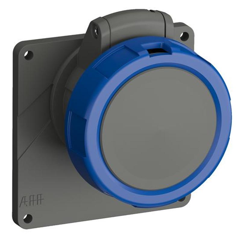 Розетка с прямым фланцем Easy&Safe 216ERU6W,16A,2P+E,IP67,6ч|2CMA101291R1000| ABB — ABB