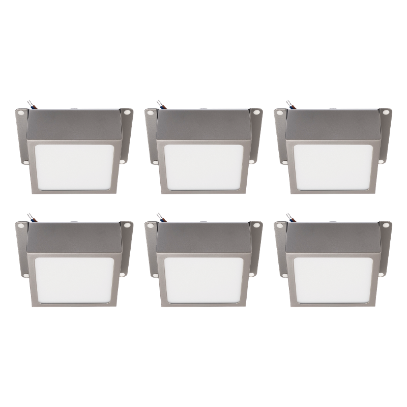 Светильники светодиодные для грильято "домино" PPL 089/G OPAL 42W 6500K GREY IP40 /комплект 6 шт + драйвер/   для ячейки 100х100мм | .5060173 | Jazzwa — Jazzway