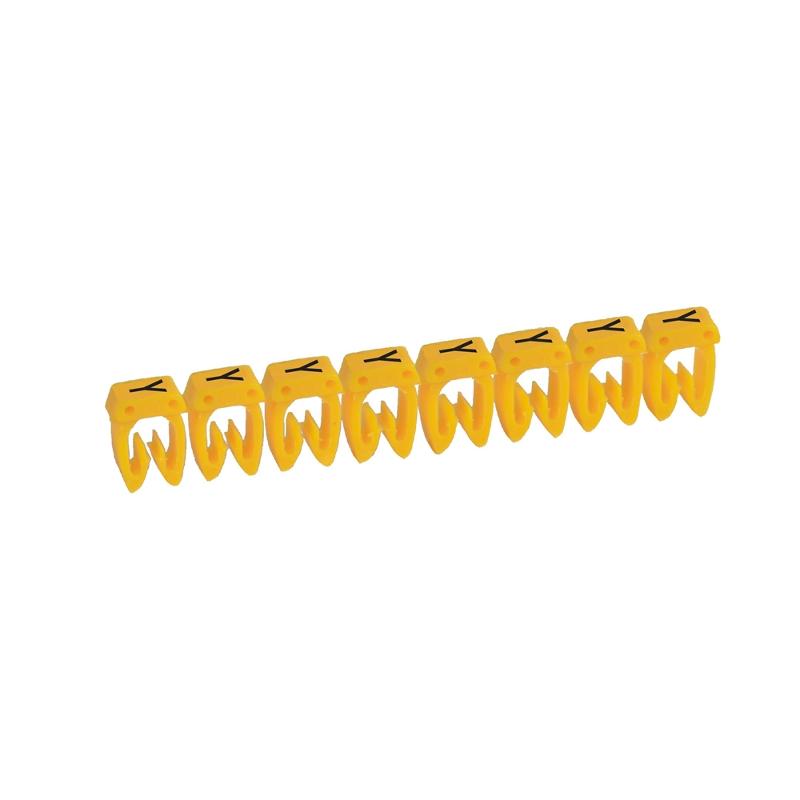 Маркер CAB 3 - для кабеля 4-6 мм² - заглавная буква Y | 038384 | Legrand — Legrand