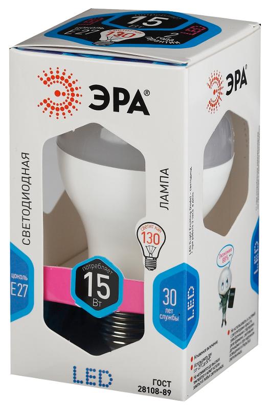 Лампа светодиодная LED 15Вт Е27 4000К СТАНДАРТ smd A60-15W-840-E27 | Б0033183 | ЭРА — миниатюра 2